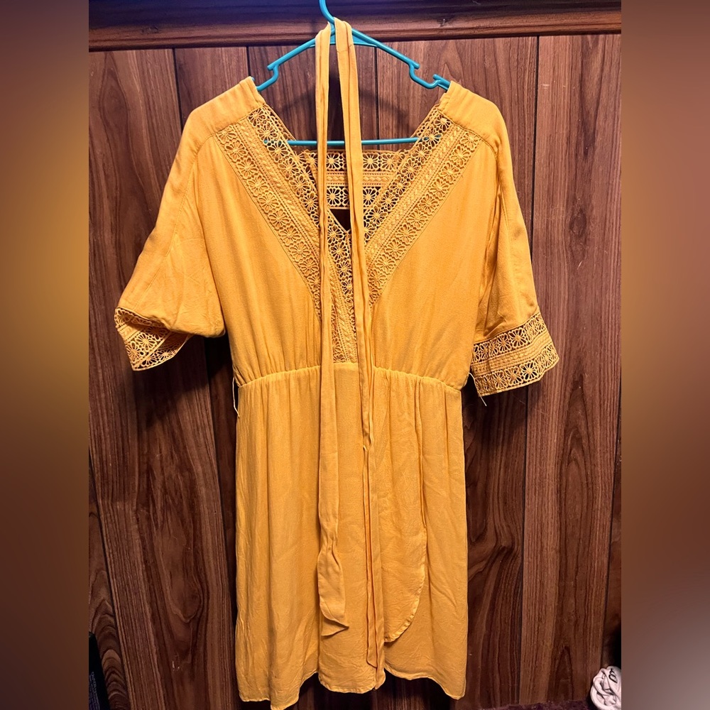 Yellow Altar’d State Dress